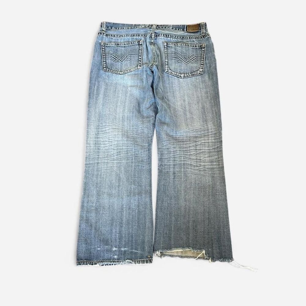 Flypaper VTG Y2K Baggy Wide Leg Fit Faded and Distressed Jeans